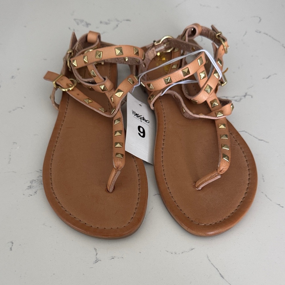 Target Mossimo Tan Studded Gladiator Sandals